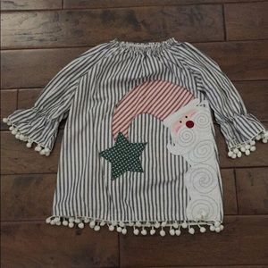 Mud Pie Santa dress/tunic